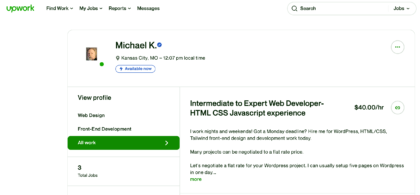 Hire Michael Kiger on Upwork