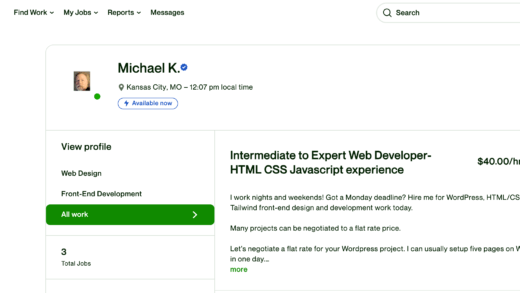Hire Michael Kiger on Upwork