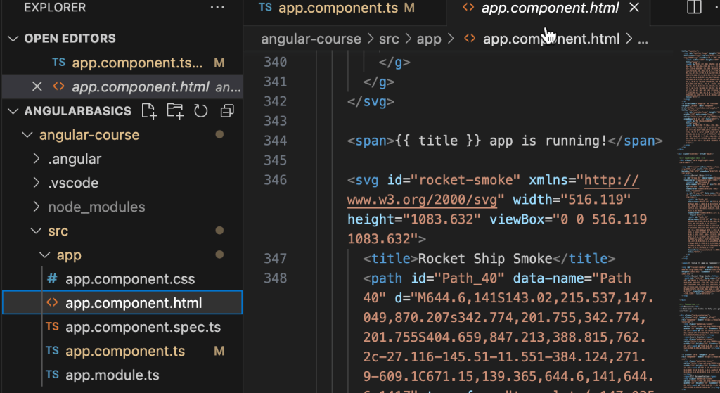 Angular Components HTML