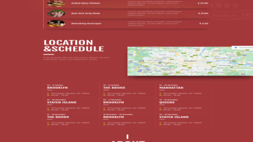 BBQFoodTruck.net Landing Page