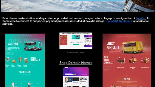 Perfect Domain Names & Themes website screenshot