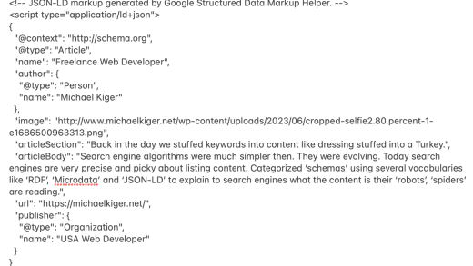 Structured Data Schema Markup